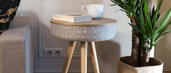 Victrola Wood Coffee Table Bluetooth Speaker