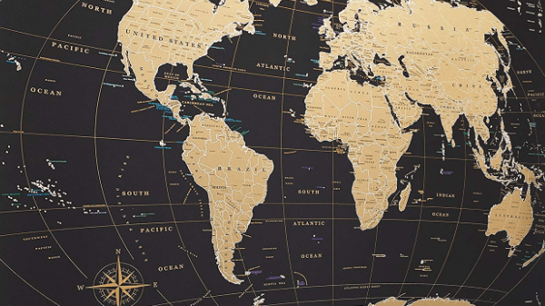 Scratch Off World Map